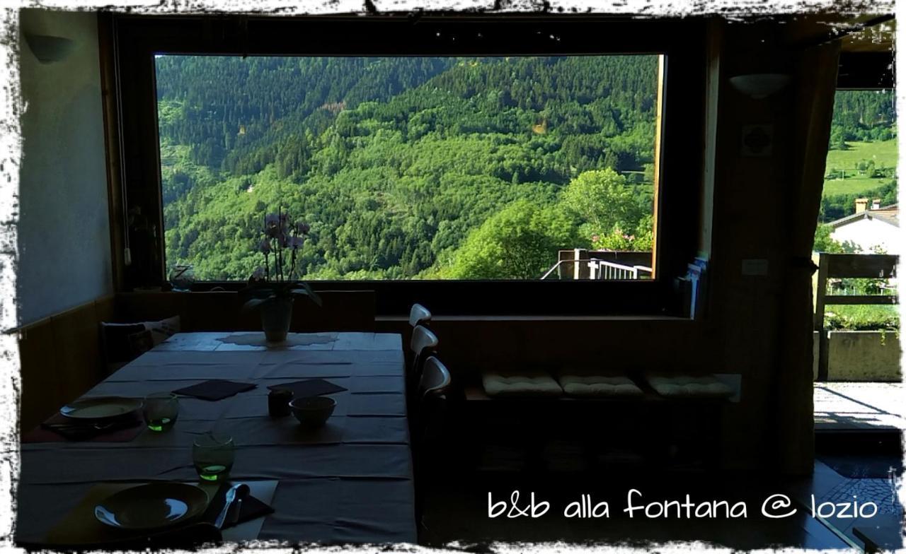 B&B Alla Fontana Lozio Eksteriør bilde